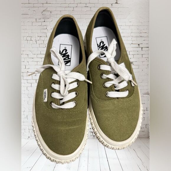Vans  Authentic Anaheim Olive Suede Women 7 - Picture 1 of 7